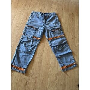 Marithé François Girbaud Shuttle Jeans size 40- Paris & New York Orange Denim
